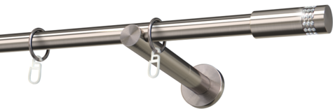 Karnisze metalowe Ø25