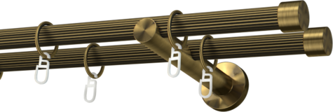 Karnisze metalowe Ø25