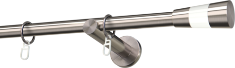 Karnisze metalowe Ø25