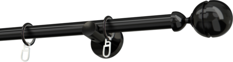 Karnisze metalowe Ø25