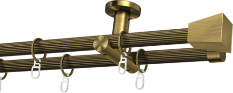 Karnisze metalowe Ø25