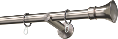 Karnisze metalowe Ø25