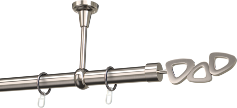 Karnisze metalowe Ø25