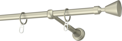 Karnisze metalowe Ø25