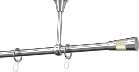 Karnisze metalowe Ø25