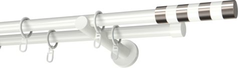 Karnisze metalowe Ø25