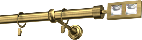 Karnisze metalowe Ø25