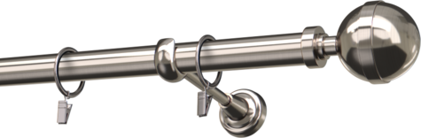 Karnisze metalowe Ø25