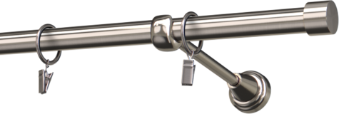 Karnisze metalowe Ø25