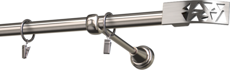 Karnisze metalowe Ø25