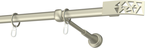 Karnisze metalowe Ø25