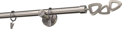 Karnisze metalowe Ø25