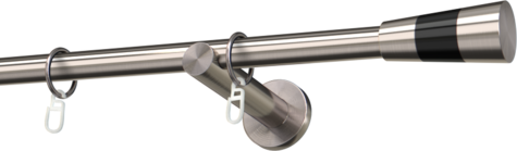 Karnisze metalowe Ø25