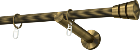 Karnisze metalowe Ø25