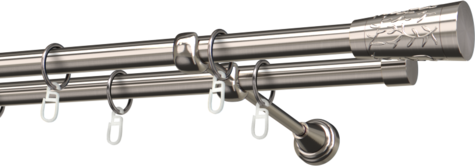 Karnisze metalowe Ø25
