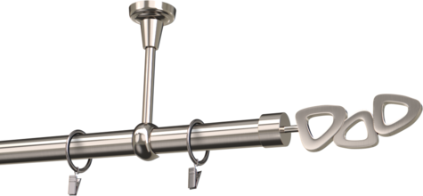 Karnisze metalowe Ø25