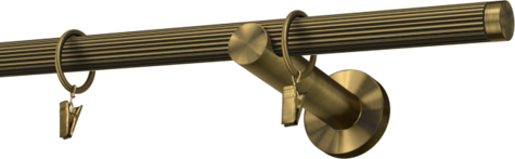Karnisze metalowe Ø25