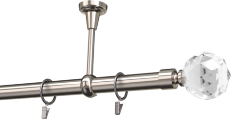 Karnisze metalowe Ø25