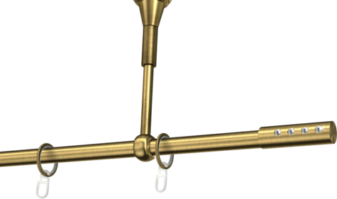 Karnisze metalowe Ø25