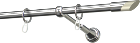 Karnisze metalowe Ø25