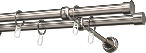 Karnisze metalowe Ø25