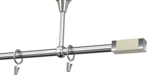 Karnisze metalowe Ø25