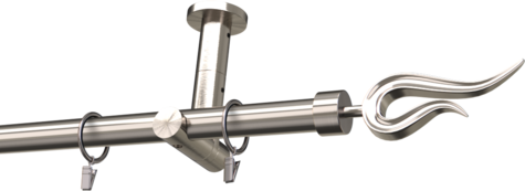 Karnisze metalowe Ø25