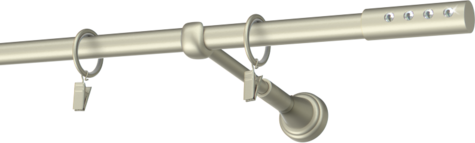 Karnisze metalowe Ø25