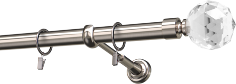 Karnisze metalowe Ø25