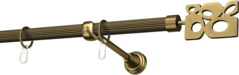 Karnisze metalowe Ø25