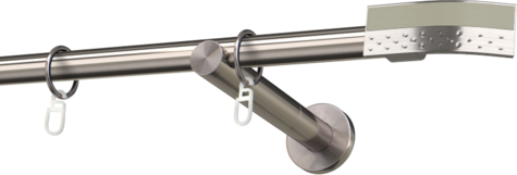 Karnisze metalowe Ø25