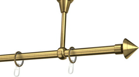 Karnisze metalowe Ø25