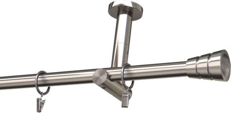 Karnisze metalowe Ø25