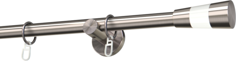 Karnisze metalowe Ø25