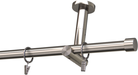 Karnisze metalowe Ø25