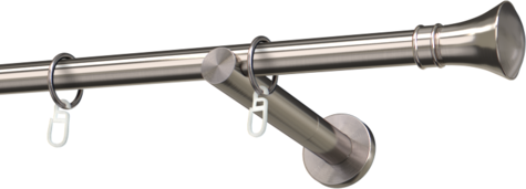 Karnisze metalowe Ø25