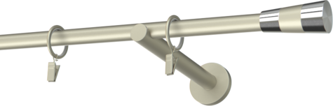 Karnisze metalowe Ø25