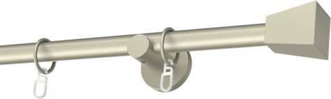 Karnisze metalowe Ø25