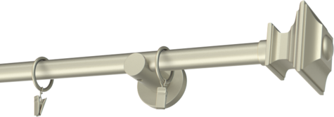 Karnisze metalowe Ø25