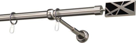 Karnisze metalowe Ø25