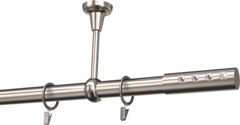 Karnisze metalowe Ø25