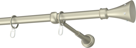 Karnisze metalowe Ø25