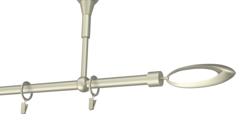 Karnisze metalowe Ø25