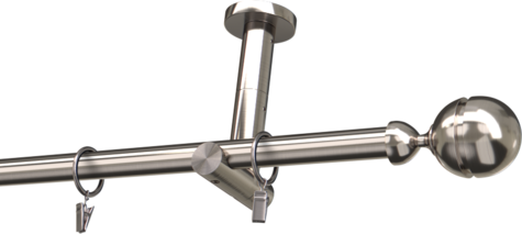 Karnisze metalowe Ø25