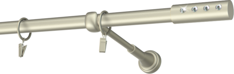 Karnisze metalowe Ø25