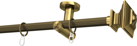 Karnisze metalowe Ø25