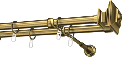 Karnisze metalowe Ø25