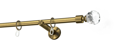Karnisze metalowe Ø25