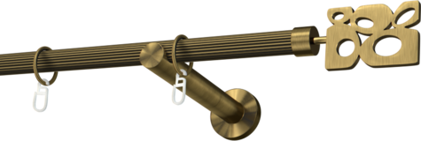Karnisze metalowe Ø25