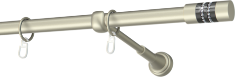 Karnisze metalowe Ø25